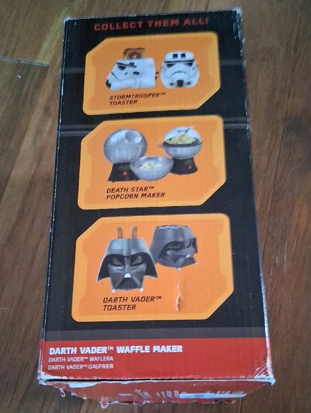 Brand New Never Used In Box Star Wars Darth Vader Waffle Maker